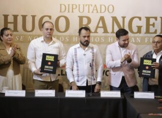 Mezcaleros reconocen acompañamiento del diputado del PT, Hugo Rangel, en su 2° Informe Legislativo