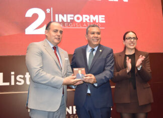 Barragán aprovecha informe para perfilar proyecto por Morelia; llama a la unidad en Morena