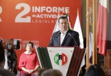 Presenta Guillermo Valencia su Segundo informe de Actividades Legislativas.
