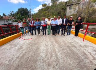 Inaugura Eric Gaona puente vehicular que mejora la movilidad en Mesón Nuevo