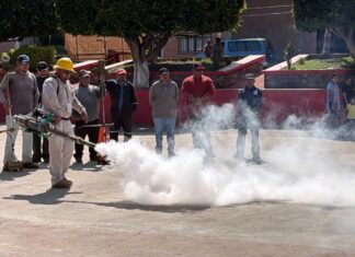 Puruándiro en campaña permanente contra el dengue; Víctor Vázquez pide eliminar criaderos desde los hogares
