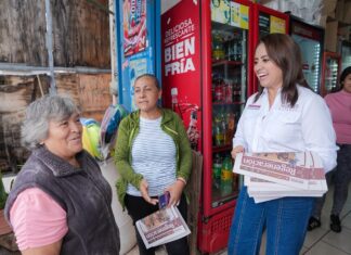 Gladyz Butanda escucha demandas vecinales en Morelia