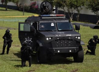 Con drones, unidades blindadas y tecnología, entra en acción el nuevo GOE en Michoacán