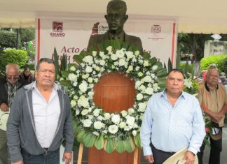Ejidatarios de Charo recuerdan al General Lázaro Cárdenas, quien les entregó la tierra