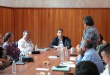 Se reúne Alfonso Martínez Alcázar con representantes de Pueblos Originarios