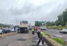 Gobierno de Morelia realiza bacheo en diferentes puntos