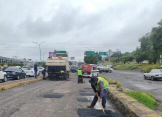 Gobierno de Morelia realiza bacheo en diferentes puntos