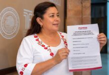 Belinda Iturbide realiza registro para la Coordinación Distrital Federal