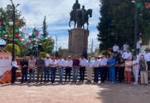 Gabriel Molinero rehabilita el Monumento Hidalgo y Morelos rumbo al 216 aniversario de su histórico encuentro